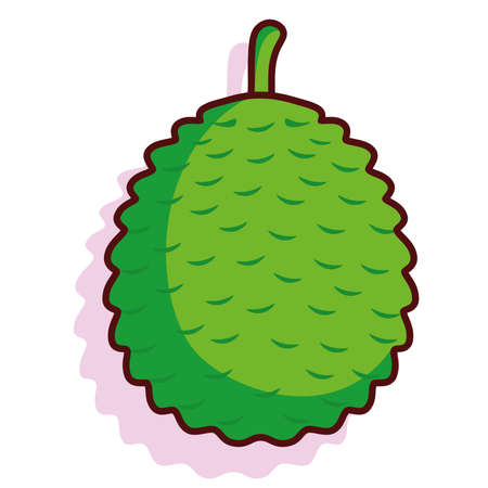 Isolated health exotic fruit tropical diet icon- Vector