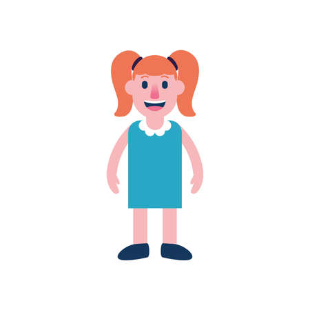 Isolated person girl people ethnicity icon - Vectorのイラスト素材