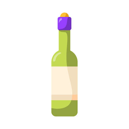 Isolated wine bottle icon - Vector illustration designのイラスト素材