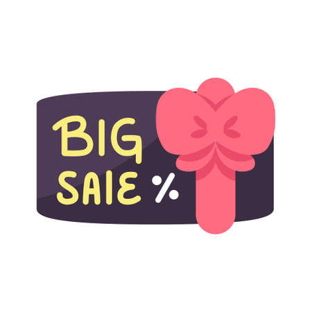 Isolated gift voucher discount. Black friday - Vectorのイラスト素材