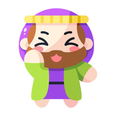 Isolated Jose icon. Nativity icon - Vector illustrationのイラスト素材