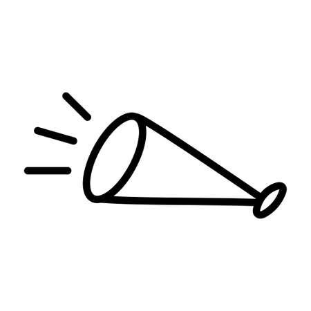 Isolated trumpet icon. Nativity icon - Vector illustrationのイラスト素材