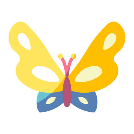 Isolated butterfly icon. Insect icon - Vector illustrationのイラスト素材
