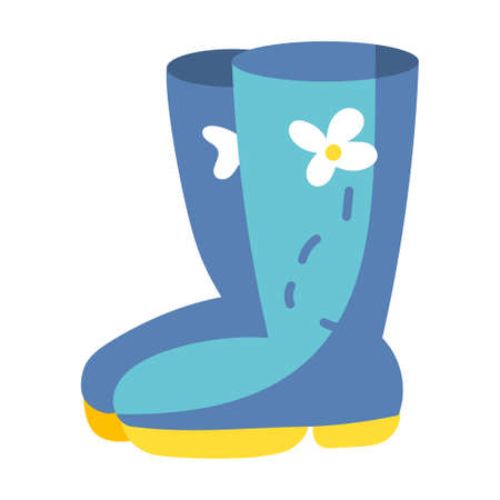 Isolated rain boots icon - Vector illustration designのイラスト素材