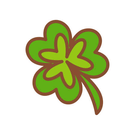 Isolated lucky clover icon - Vector illustration design