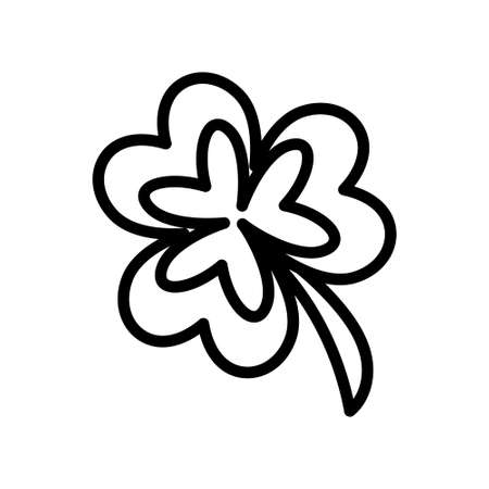 Isolated lucky clover icon - Vector illustration designのイラスト素材