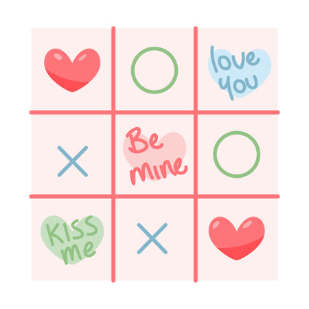 Cute valentines card. Valentines day - Vector illustrationのイラスト素材