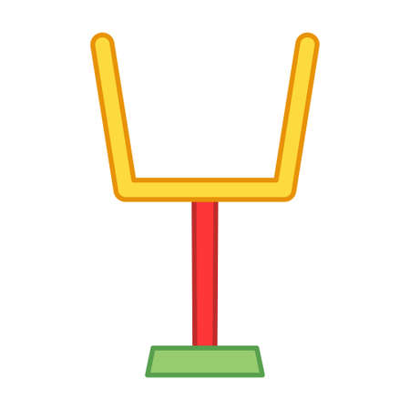 Icon of american football bowのイラスト素材