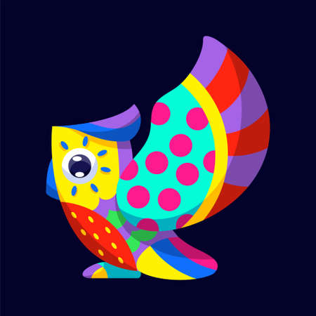 Alebrije of a bird Mexican cultureのイラスト素材