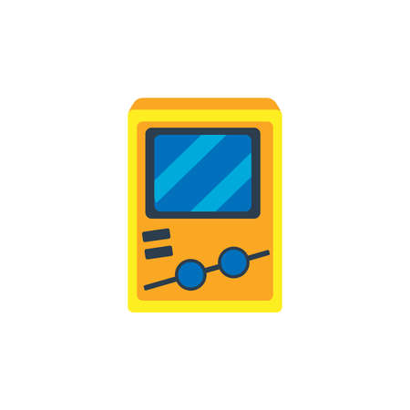 Isolated joystick with buttons and a screen Vectorのイラスト素材