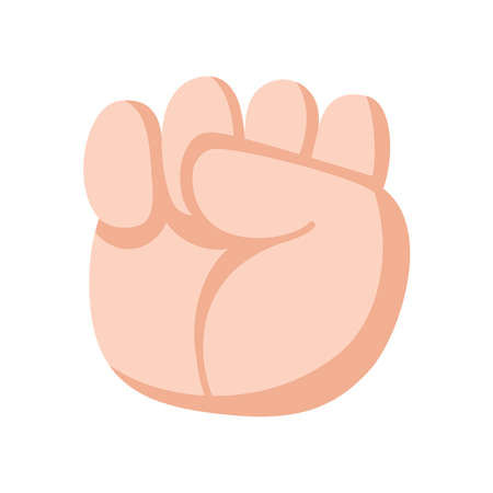 Isolated hand doing sign language Vector illustrationのイラスト素材
