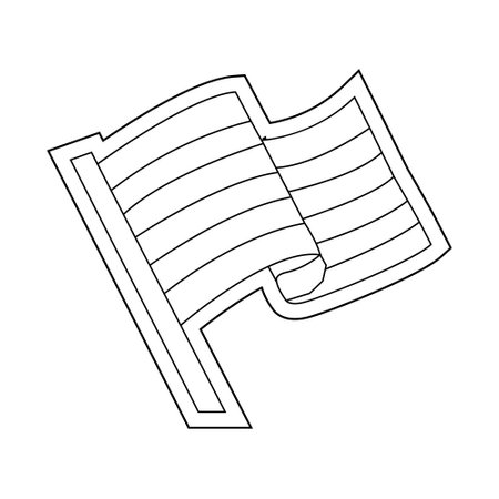 Isolated pride flag with lgbt colors Vectorのイラスト素材