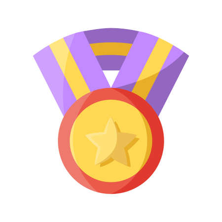 Isolated medal icon First place Vector illustrationのイラスト素材