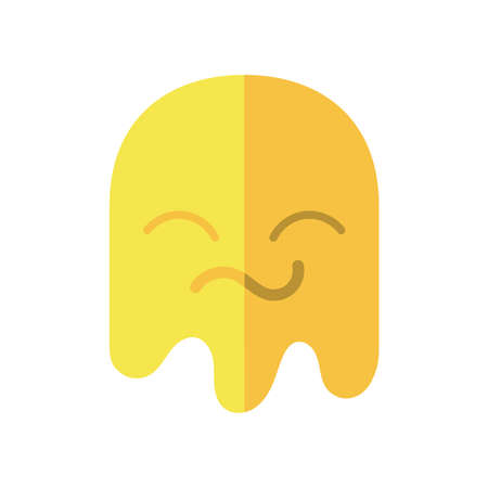 Isolated video game ghost icon Vector illustrationのイラスト素材