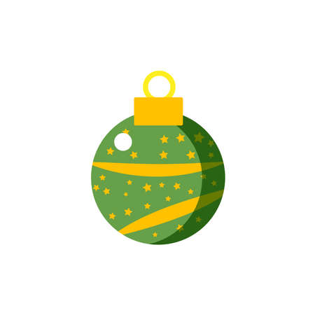 Isolated decorated shiny christmas ball Vector illustrationのイラスト素材