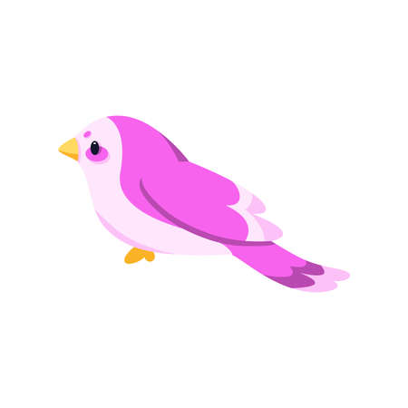 Isolated cute and colored bird Vector illustrationのイラスト素材