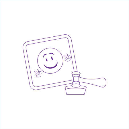 Isolated NFT icon Digital transaction concept Vector illustrationのイラスト素材