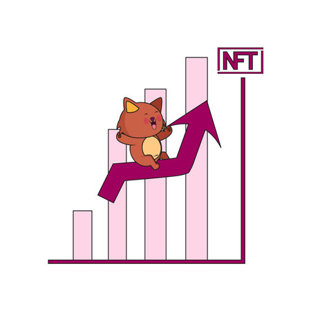 Isolated graphic animated ntf color art digital ilustration vectorのイラスト素材