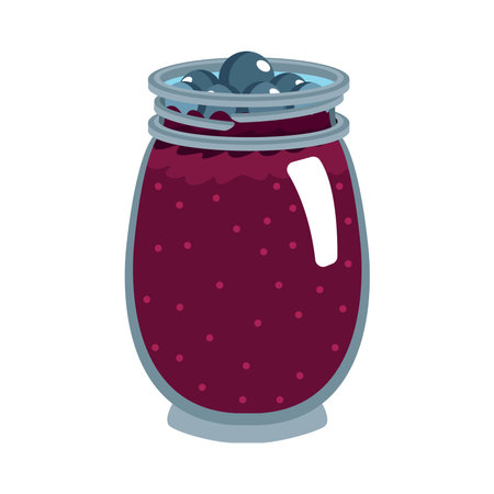 Isolated grape juice food healthy nutrition vector illustrationのイラスト素材