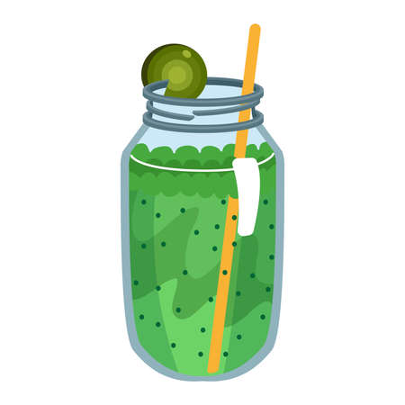 Isolated lemon juice food healthy nutrition vector illustrationのイラスト素材