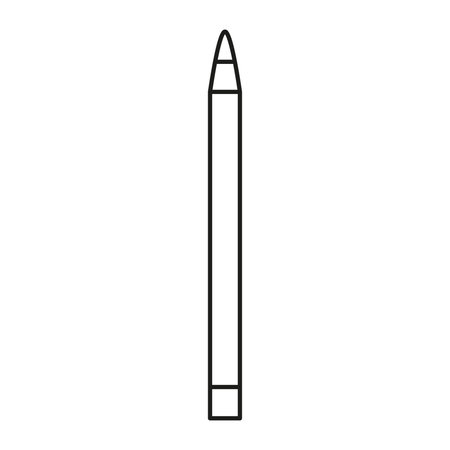 Isolated eye pencil draw makeup beauty cosmetic vector illustrationのイラスト素材