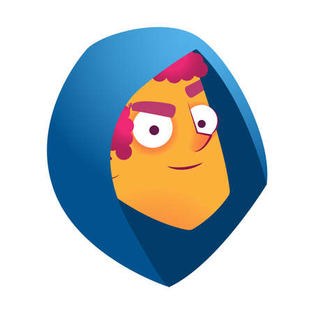 Isolated male urban character avatar Vector illustration
