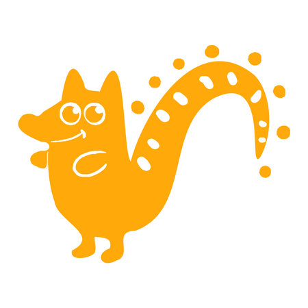 Isolated happy alebrije cartoon Vectorのイラスト素材