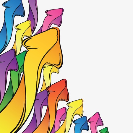 Set of vector arrowsのイラスト素材