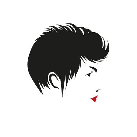 Fashion silhouette woman style, vector illustrationのイラスト素材