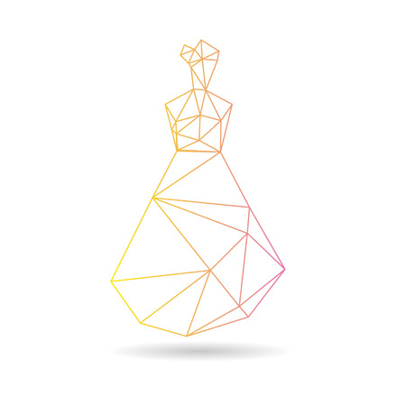 Bride abstract isolated on a white backgroundのイラスト素材