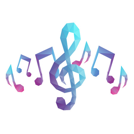 Note abstract isolated on a white backgroundsのイラスト素材