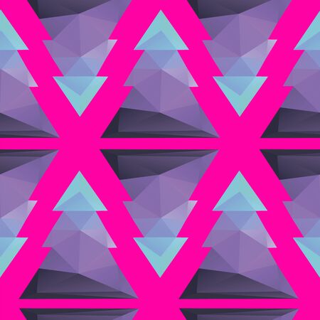 Christmas tree triangle shape seamless pattern backgrounds. Merry Christmas, Happy New Year wrapping...
