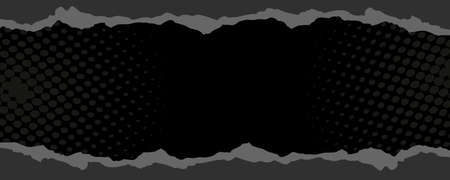 Torn cardboard. Comic book backgrounds. Vector illustration.のイラスト素材