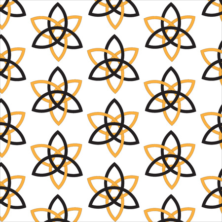 Line emblem pattern on white background. Vector illustration.のイラスト素材