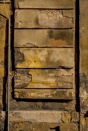 Picturesque Wall of old building. Stones. Photo.