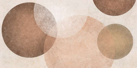 Watercolor grunge in natural colors with geometric shapes