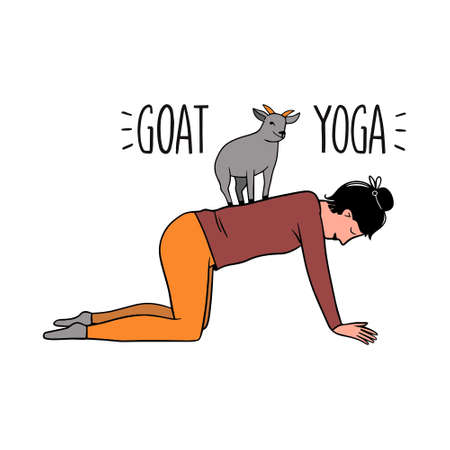 Cartoon pattern Beautiful collection for healthy lifestyle design. with fitness with animal. Healthy lifestyle. Animal pattern. Beautiful collection for healthy lifestyle design.のイラスト素材