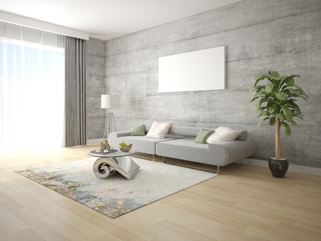 Relaxed living roomの写真素材