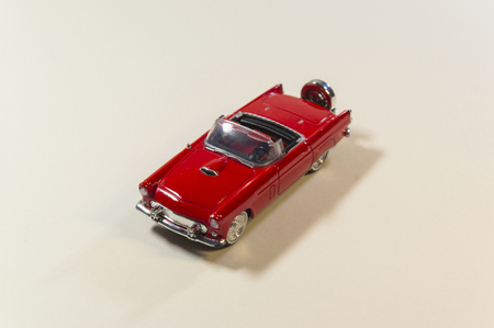 Red toy car convertible