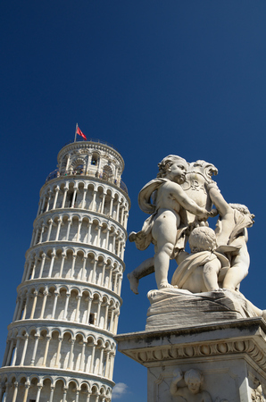Pisa leaning towerの写真素材