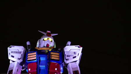 Gundam statue, Odaiba, Tokyoのeditorial素材