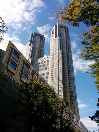 Tokyo's government buildingの写真素材