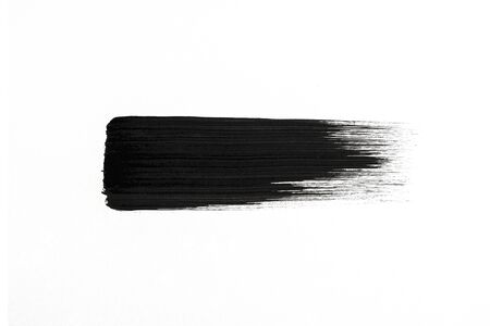 black and white art in the Eastern style. Abstract gouache painting as a fashionable background. Artist oil brush strokesの写真素材