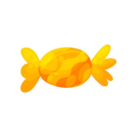 Halloween candies and sweets. Cartoon and flat style. Vector illustration isolated on white background.のイラスト素材