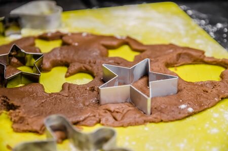 food gingerbread for Christmas and new year hand madeの写真素材