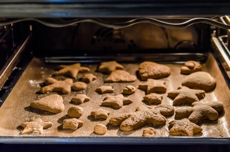 gingerbread for Christmas and new year hand madeの写真素材