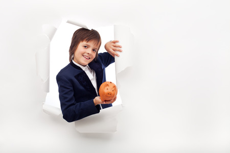 Financial education concept - with copy spaceの写真素材