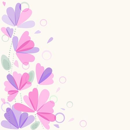 Background with flowersのイラスト素材