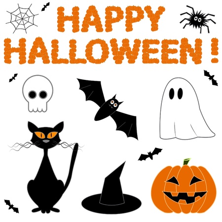Halloween setのイラスト素材