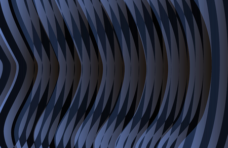 Abstract blue business horizontal background with lines and shadowsのイラスト素材